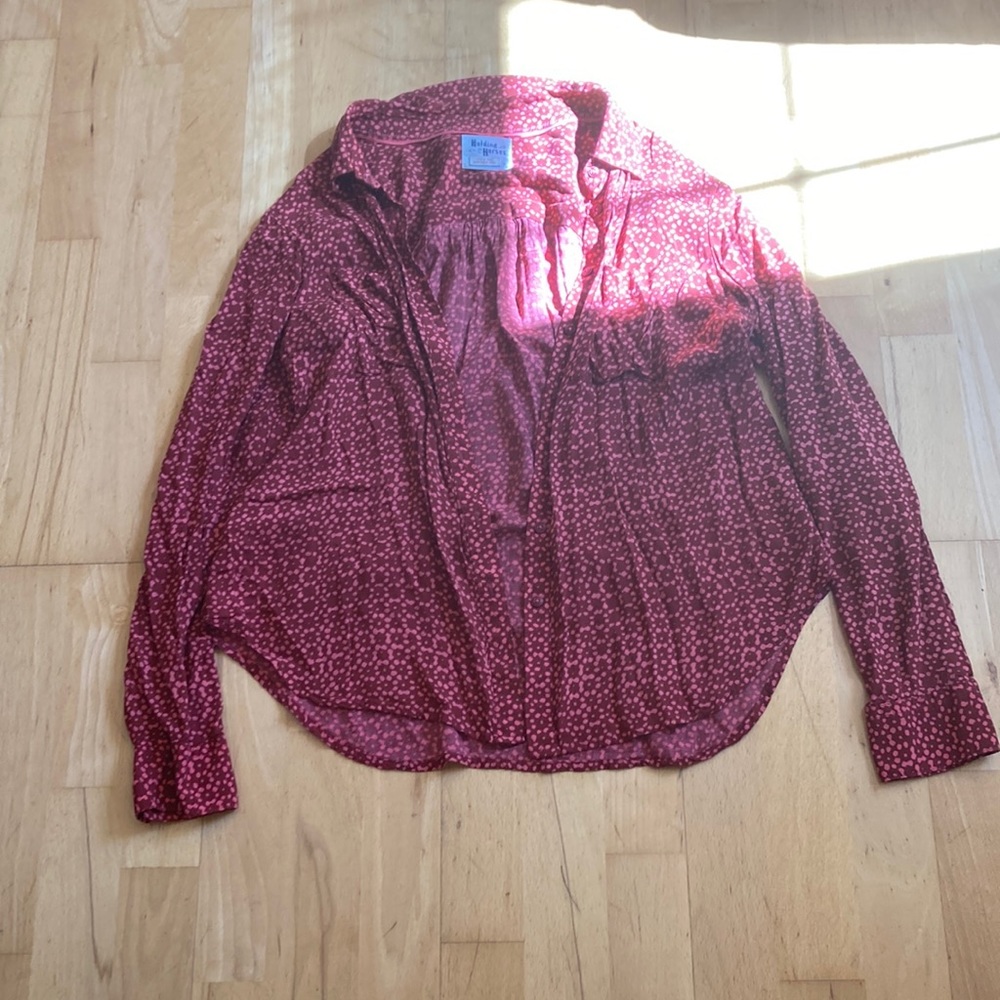 Anthropologie button down top